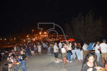 Espectáculo pirotécnico de Melenara (Foto Francisco Javier Santana y TA)